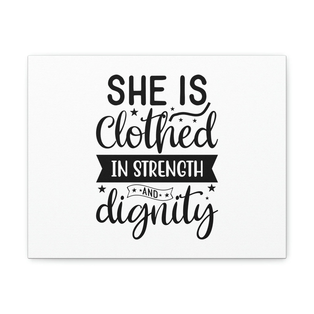 Scripture Walls Proverbs 31:25 Clothed In Strength Many Stars Bible Verse